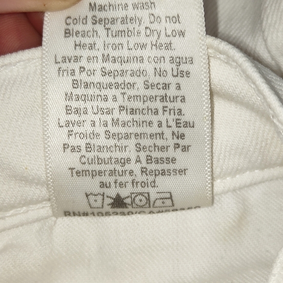 Current Elliot White Distressed Skirt Pencil Size UK 10 Waist 27in The Stiletto - Picture 11 of 11